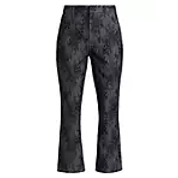 Cinq A Sept 'Evelyn' Blue Cotton Lace Crop Pants Size 0